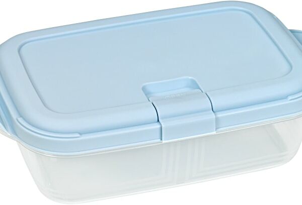 Контейнер Violet Push для СВЧ голубой 1.9л