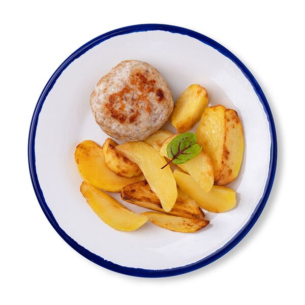 Суфле из индейки паровое с картофельными дольками, «Азбука Life Kids», 200 г