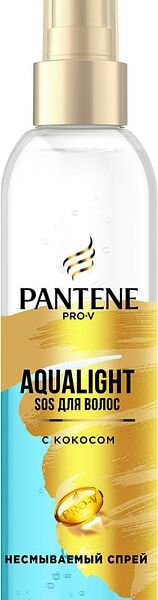 Спрей для волос Pantene Pro-V Aqua Light SOS для волос с кокосом 150мл