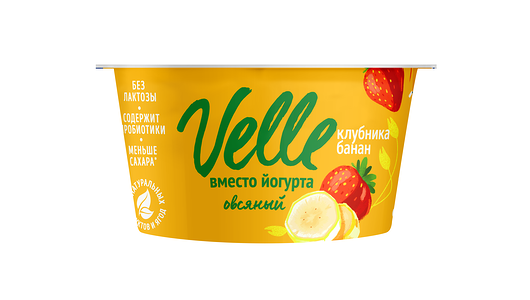Продукт Velle Овсяный Клубника и банан 