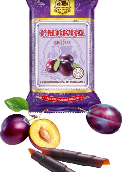 Смоква Белевская пастильная мануфактура Сливовая 50г