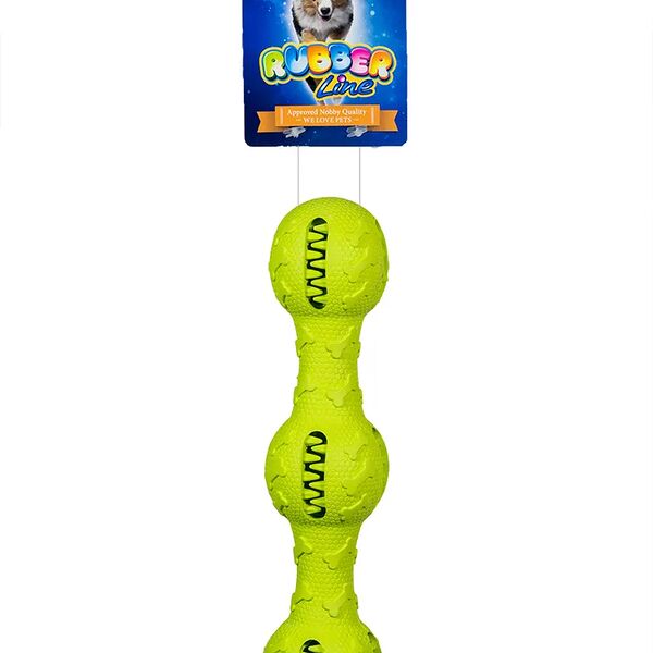 Игрушка для собак ПАЛОЧКА 21см резина зеленая NOBBY 