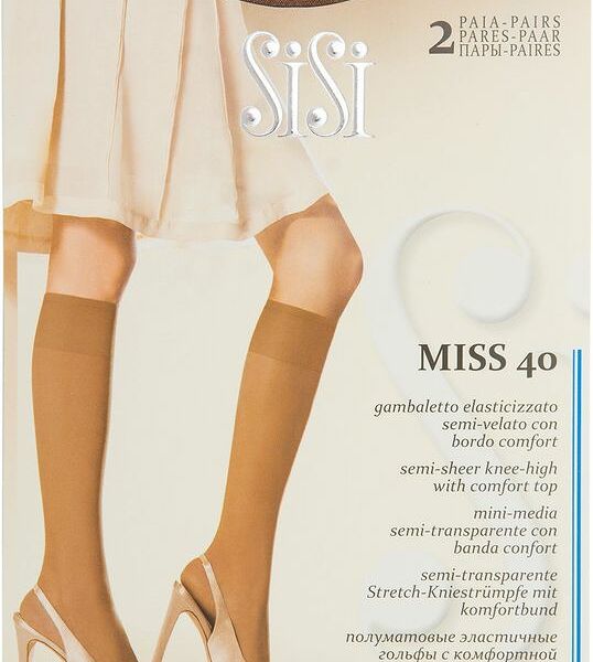 Гольфы женcкие SISI 40 den nero, Арт. gamb. Miss40, 2пары