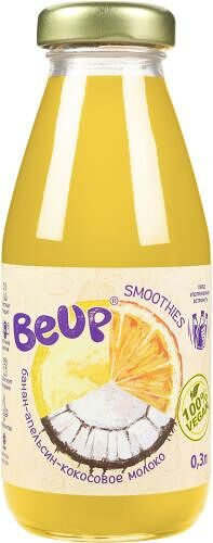 Смузи Be Up банан-апельсин-кокосовое молоко 300 мл