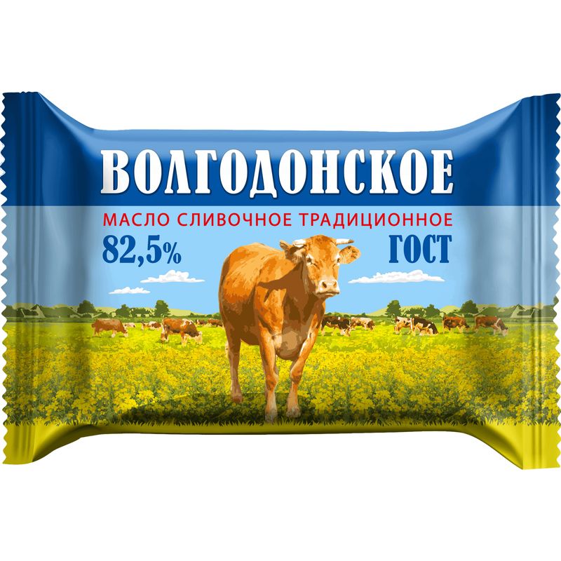 

Масло сливочное Волгодонское Традиционное 82.5% 180 г