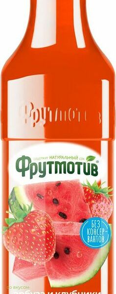 Напиток Фрутмотив со вкусом арбуза и клубники 1.5л