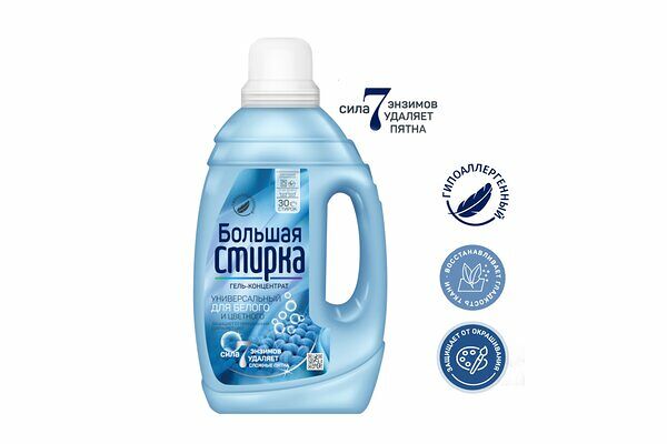Гель для стирки Большая стирка Universal 2в1