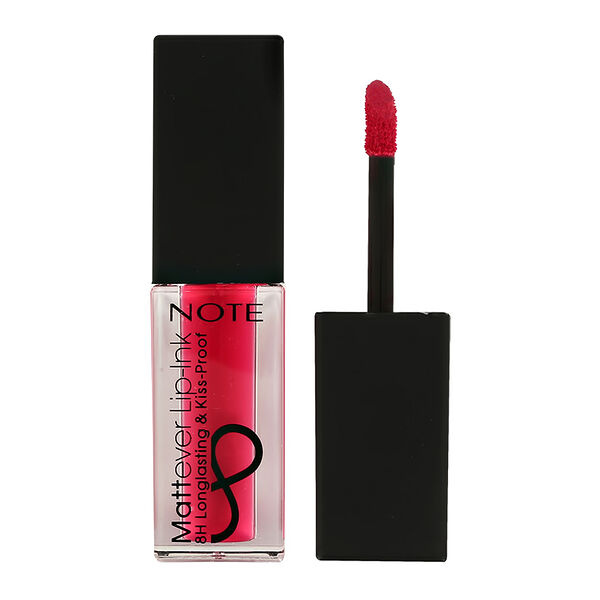 Помада-тинт для губ Note Mattever Lip-Ink тон 12 fashion week pink, 4.5 г