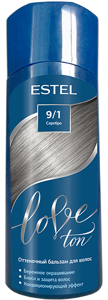 Бальзам оттеночный для волос Estel Love ton оттенок 9/1 Серебро