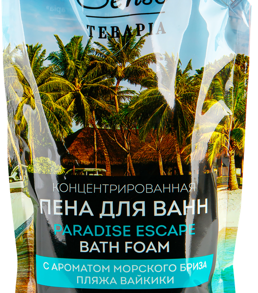 Пена для ванн Senso terapia Paradise escape расслабляющая 500 мл