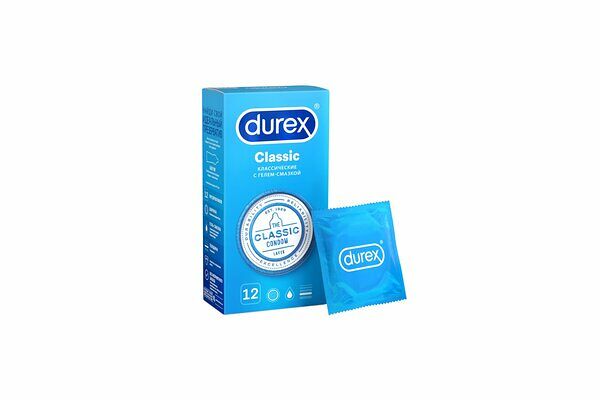 Презервативы Durex classic гладкие №12