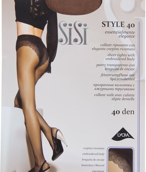 Колготки SiSi Style 40 Daino Бежевые Размер 5
