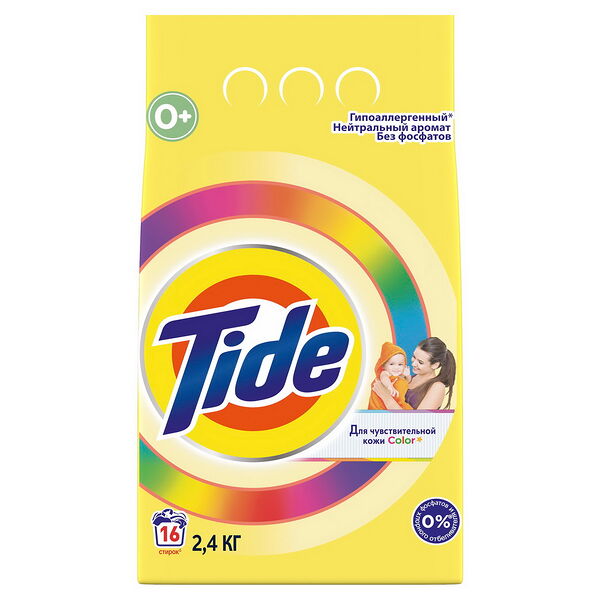 TIDE Авт СМС порошк. Детский Color 2.4кг