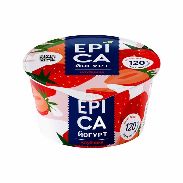 Йогурт Epica Клубника 4,8% 130 г