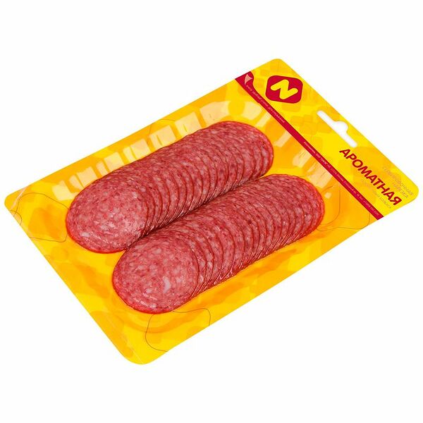 Колбаса сырокопчёная Останкино Ароматная, 100г
