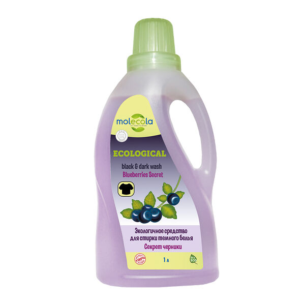 Жидкое средство для стирки Molecola Секрет черники для темного белья
