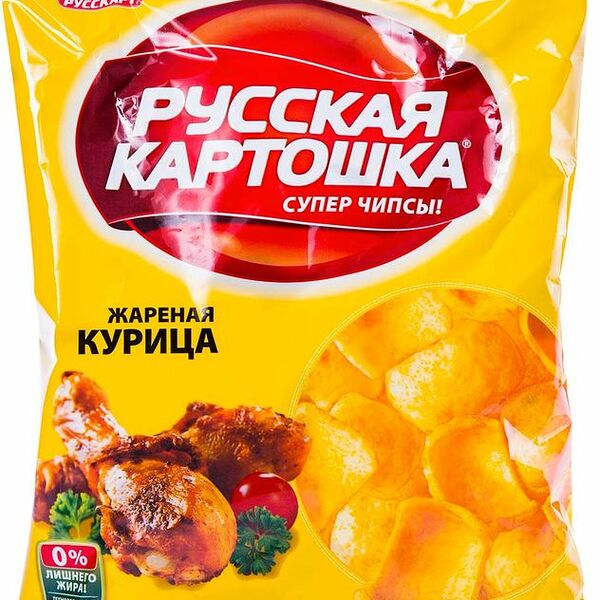 Чипсы картофельные Русская картошка Курица