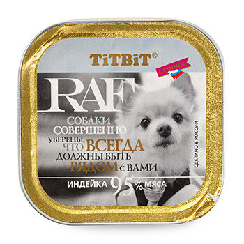 Корм для собак Titbit RAF Индейка