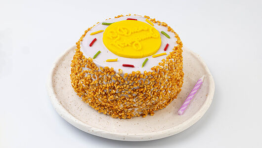 Торт Бенто с клубникой с Днем Рождения