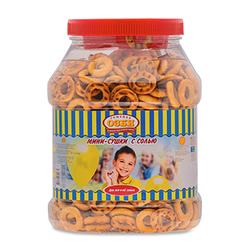 

Мини-сушки Семейка Озби с солью 700 г