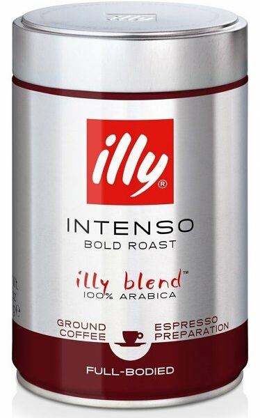 Кофе молотый ILLY Intenso Espresso темн обжарка 250г ж/б