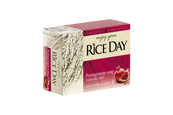 Мыло туалетное Rice Day с гранатом и пионом