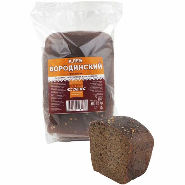 Хлеб Сарапульский хлебокомбинат Бородинский 300 г