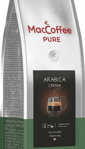 Кофе MacCoffee Pure Arabica Crema молотый 250г