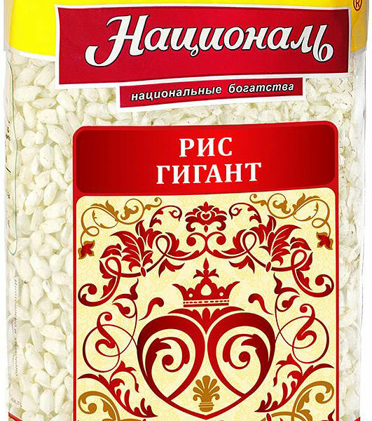 Рис Националь Гигант шлифованный среднезерный