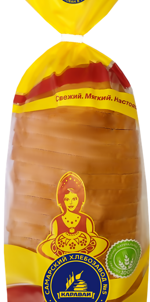 Батон ХЛЕБОЗАВОД САМАРСКИЙ №5 Горчичный, в нарезке