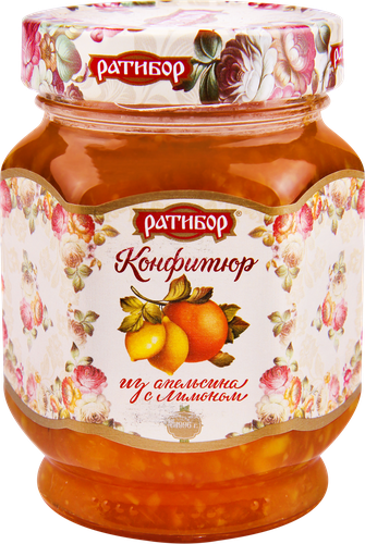 

Конфитюр из апельсина Ратибор с лимоном 350 г
