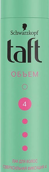 Лак для волос Taft Три погоды Объем очень сильная фиксация