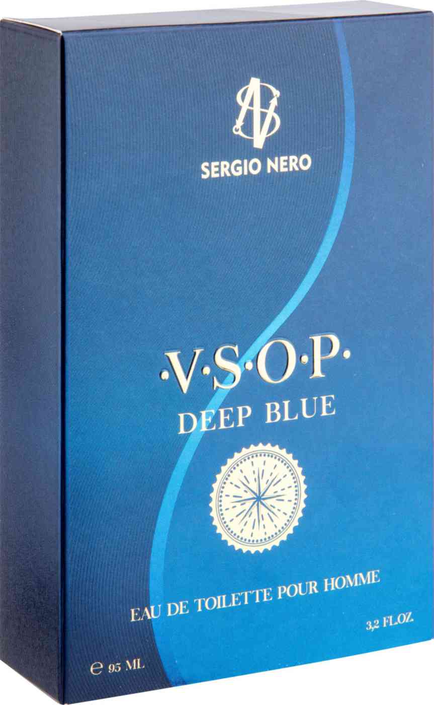 

Туалетная вода для мужчин Sergio Nero VSOP Deep Blue, 95 мл