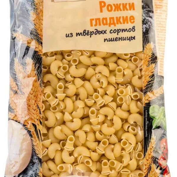 Макаронные изделия Рожки гладкие Глобус