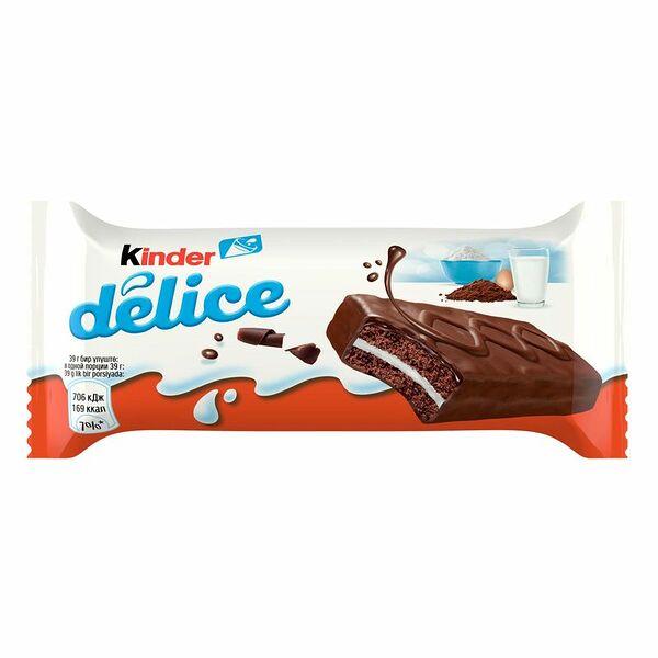 Бисквитное пирожное Kinder Delice, 39г