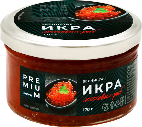 

Икра лососевая ЛЕНТА PREMIUM