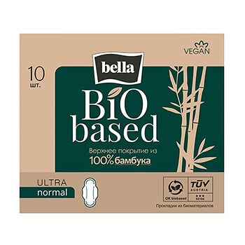Прокладки Bio based ultra normal для критических дней, Bella, 10 шт., Польша