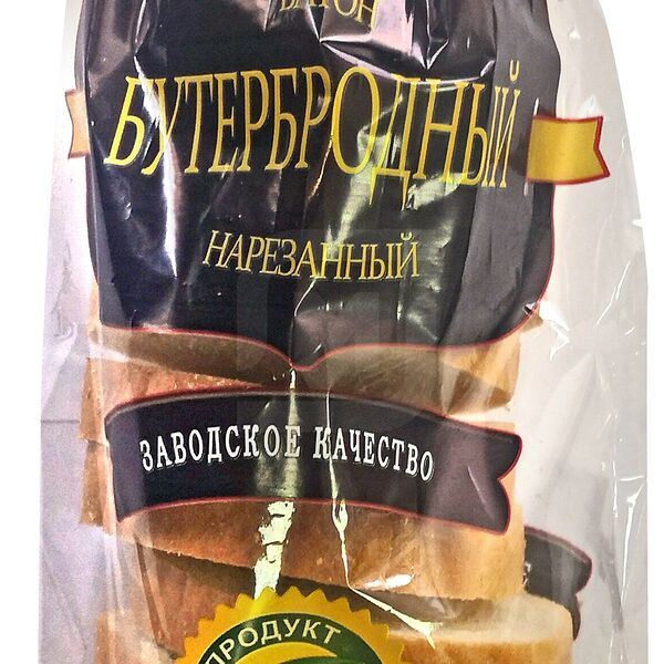 Батон Оренбургский Хлебокомбинат Бутербродный в нарезке