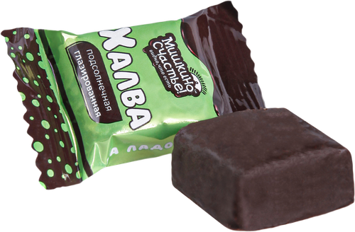 

Конфеты Мишкино счастье, халва подсолнечная, глазированная, 240 г