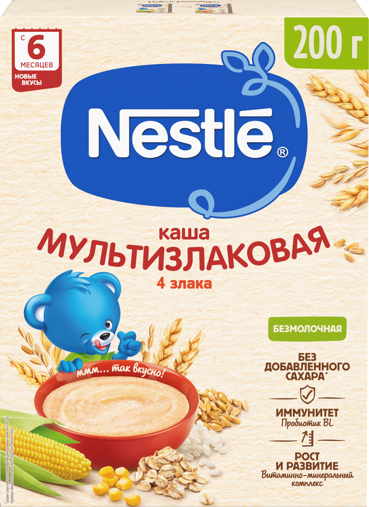 

Каша Nestle мультизлаковая безмолочная
