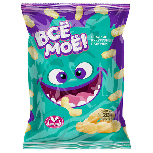 Кукурузные палочки Все мое  75г
