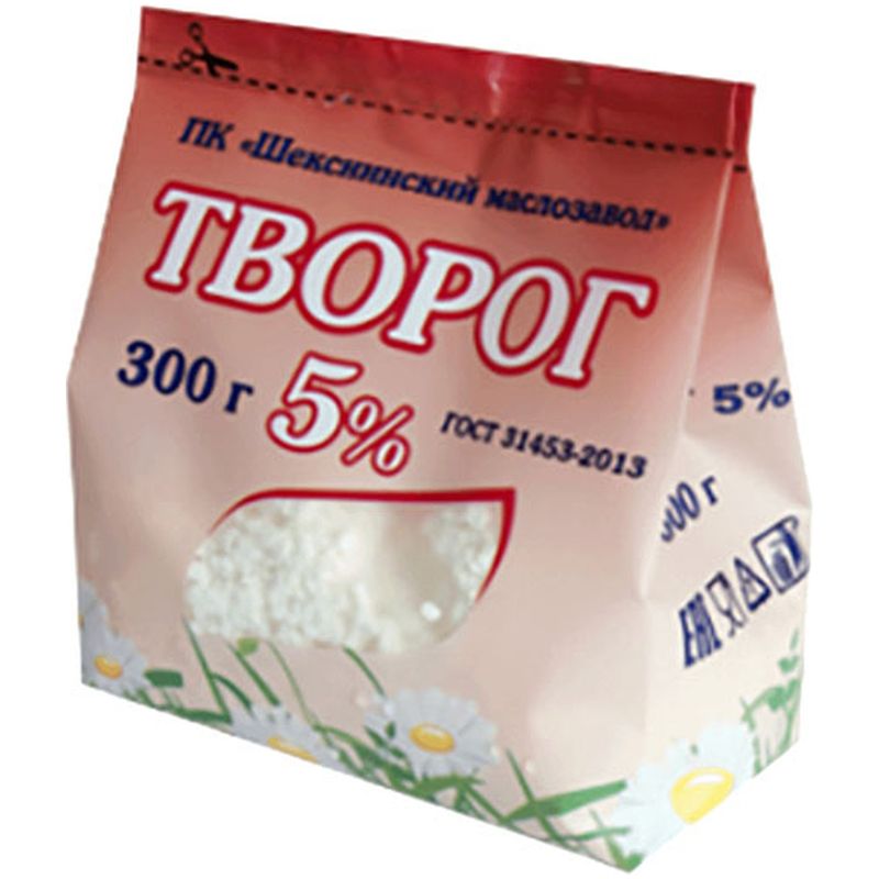 

Творог Шекснинский МЗ 5% 300г