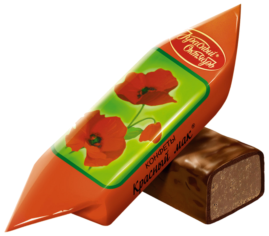 

Конфеты Красный Октябрь красный мак, весовые