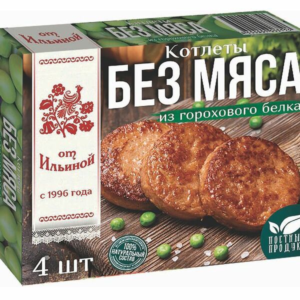 Котлеты растительные От Ильиной из горохового белка 300 г