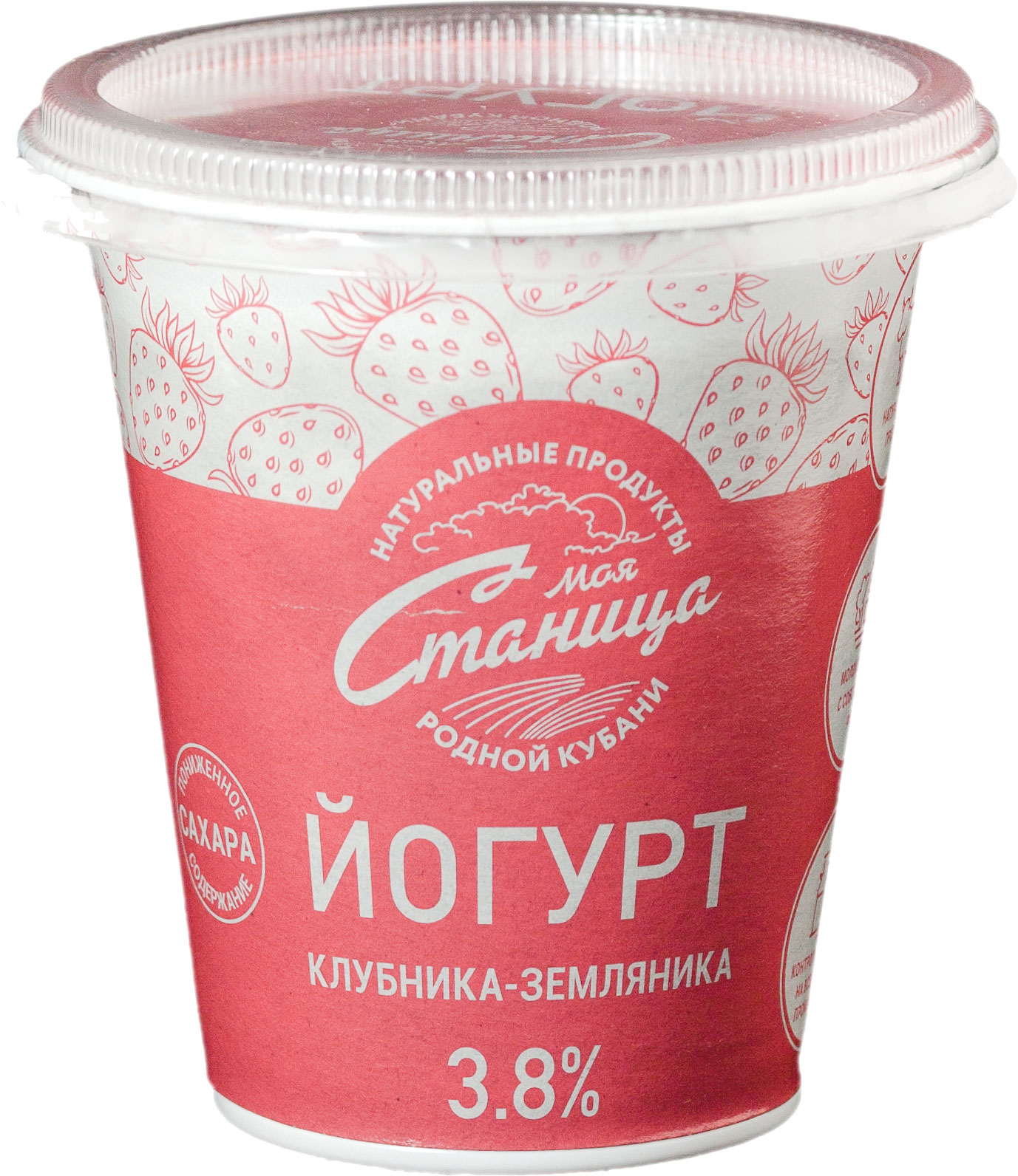 

Йогурт Моя станица клубника-земляника 3.8% 290 г