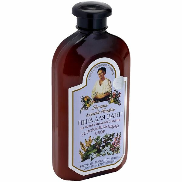 Пена для ванн Рецепты бабушки Агафьи Успокаивающий сбор, 500 мл