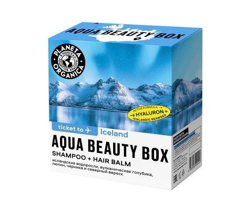 

Подарочный набор Planeta Organica Ticket to Iceland Шампунь 250 мл + Кондиционер для волос 250 мл