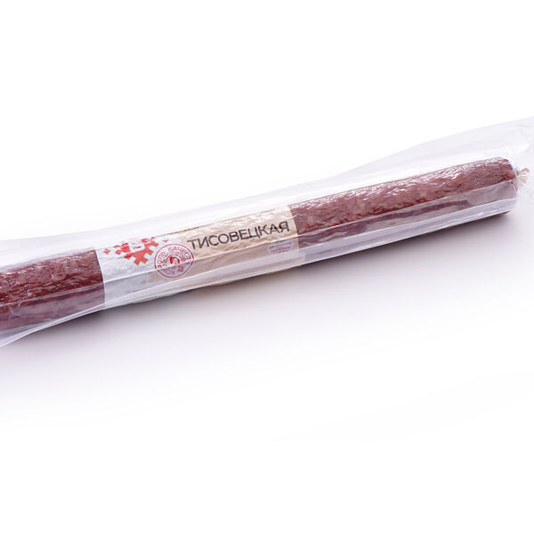 Колбаса Тисовецкая с/к в/с  колб. изд. салями мясн. в/у вес.Брестский МК