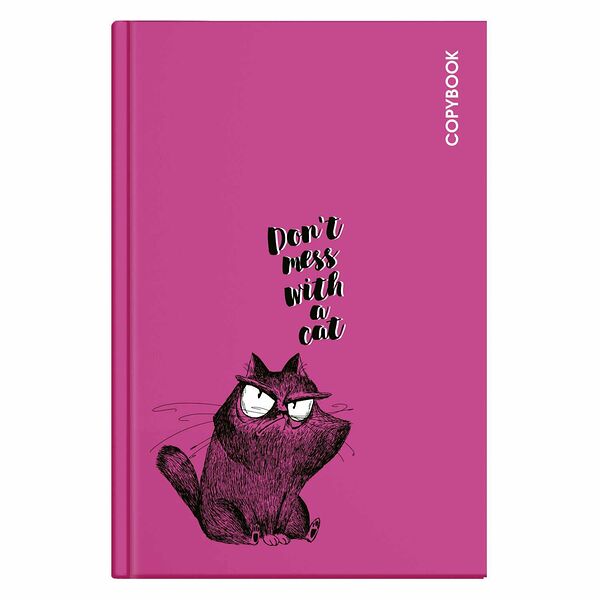 Тетрадь КОТ ЗЛЮКА А5, 145х215мм, 96л твердый переплет 7БЦ 61539