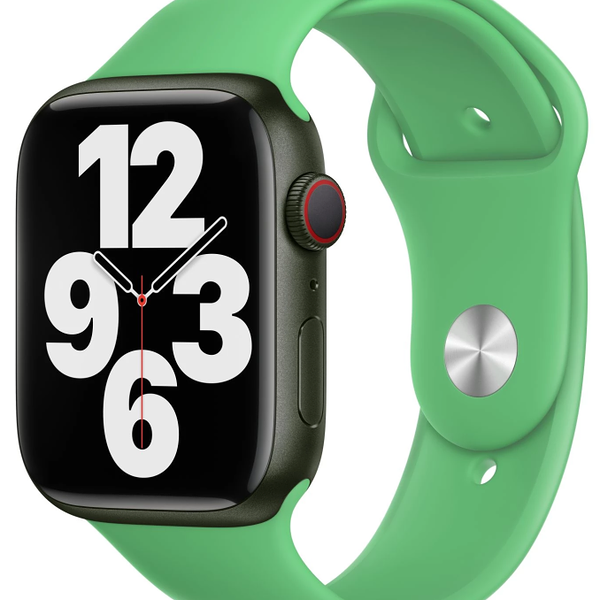 Спортивный ремешок Apple Watch 41 мм зеленый